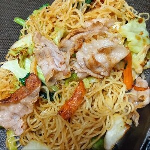 野菜たっぷり塩焼きそば